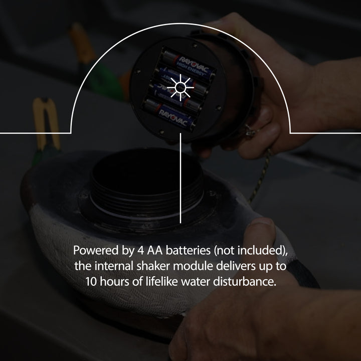 Avian-X Power Shaker Black Duck Motion Hunting Decoy Floating Surface Feeder - VMInnovations