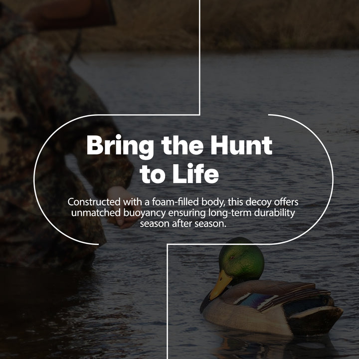 Avian-X Power Shaker Mallard Drake Motion Duck Decoy Floating Surface Preener - VMInnovations