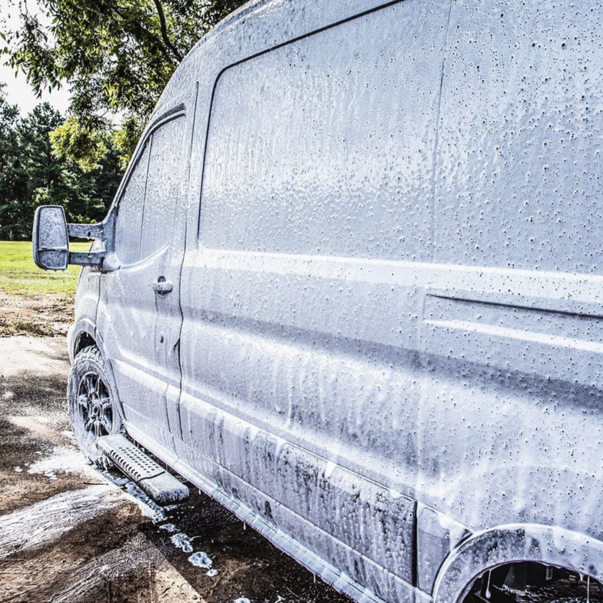 Slick Products 64 Oz Wax & Wash Foam Sprayer Cannon Concentrated Cleaner Bundle - VMInnovations