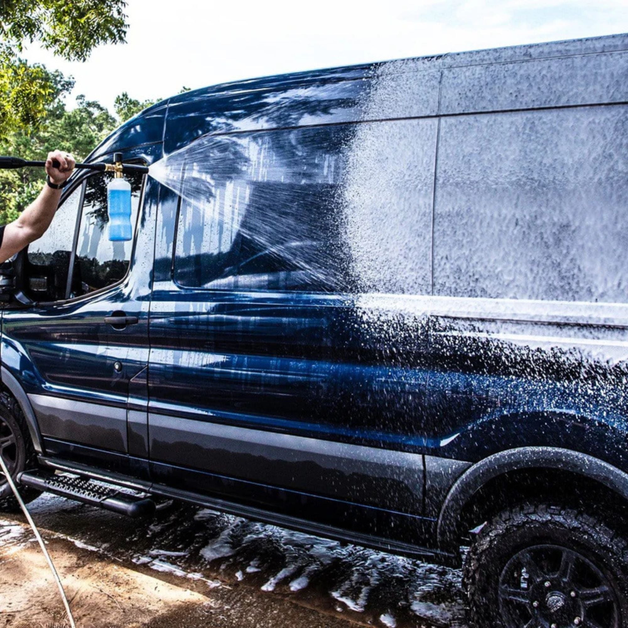 Slick Products 64 Oz Wax & Wash Foam Sprayer Cannon Concentrated Cleaner Bundle - VMInnovations