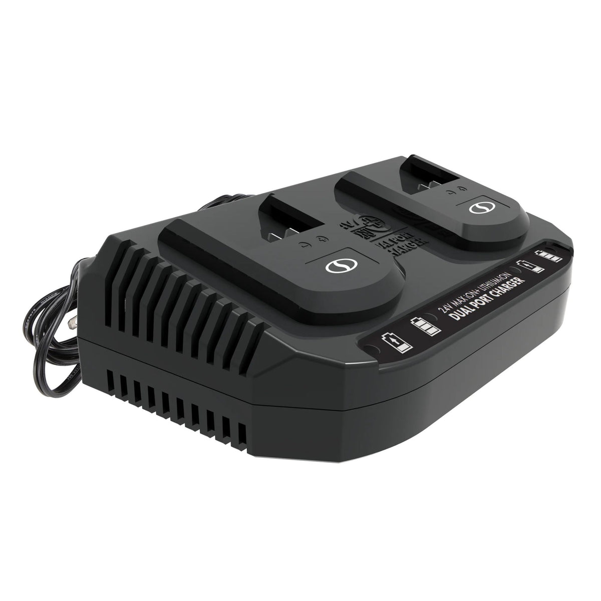 Snow Joe 24V IONMAX Dual Port Quick Charge Docking Station Charger, 24VCHRG-DPC - VMInnovations