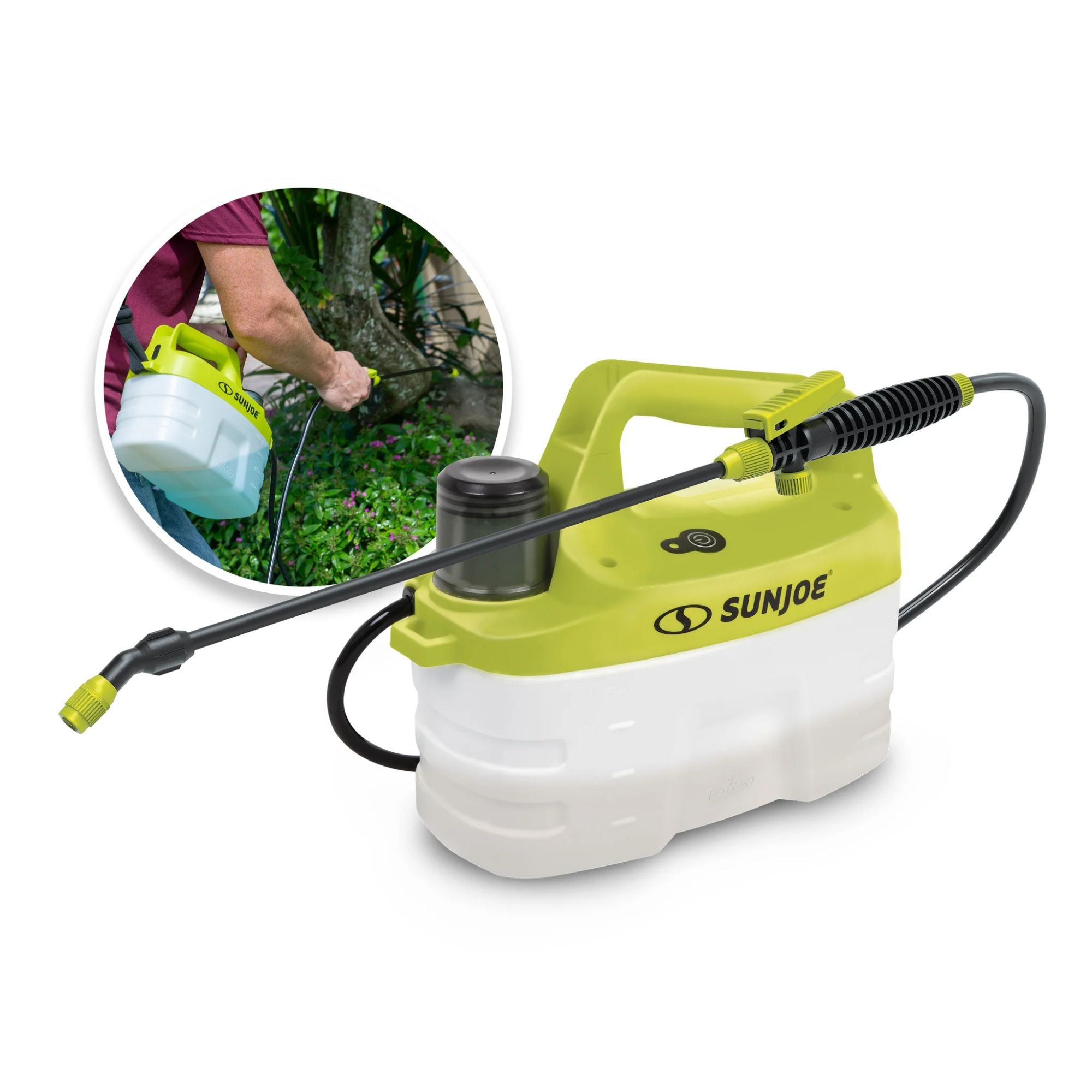 Sun Joe 4V Cordless Chemical Sprayer with 3W Motor & Battery, 1 Gal (Open Box) - VMInnovations