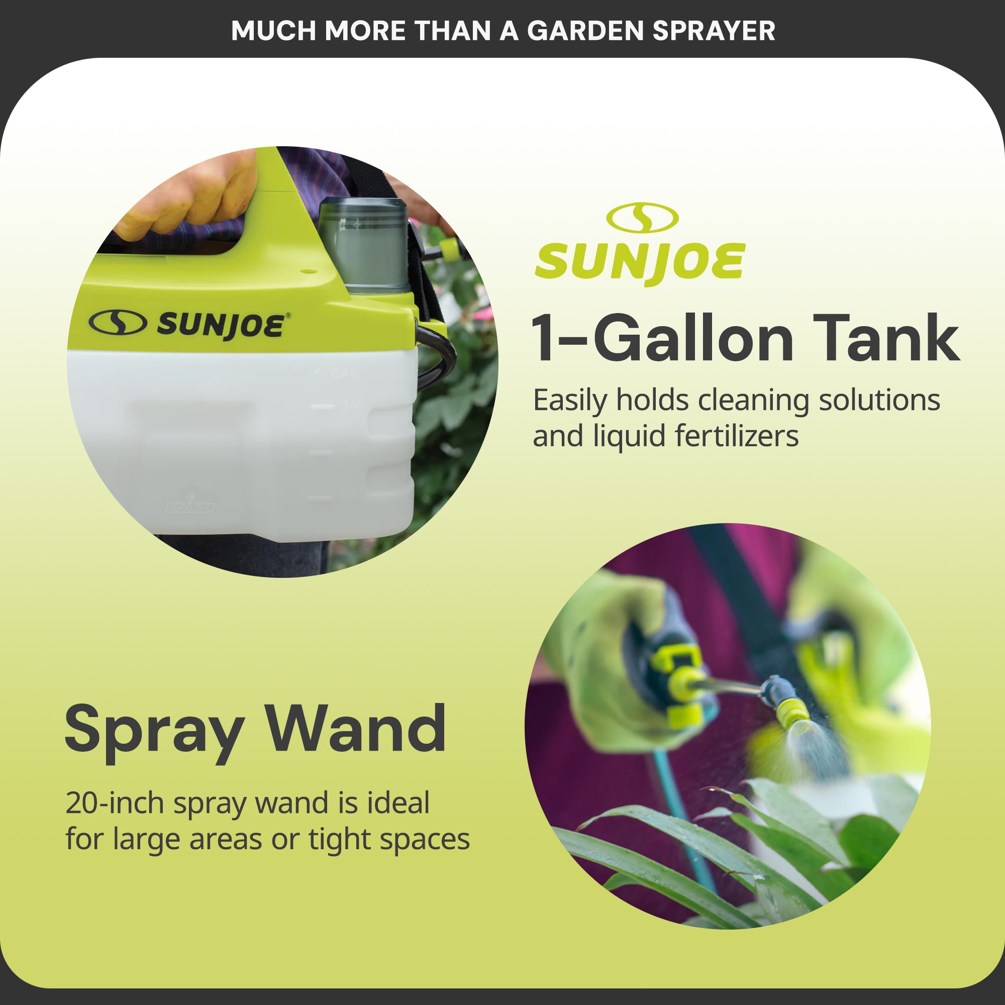 Sun Joe 4V Cordless Chemical Sprayer with 3W Motor and Battery, 1 Gal, SJ-APS-1G