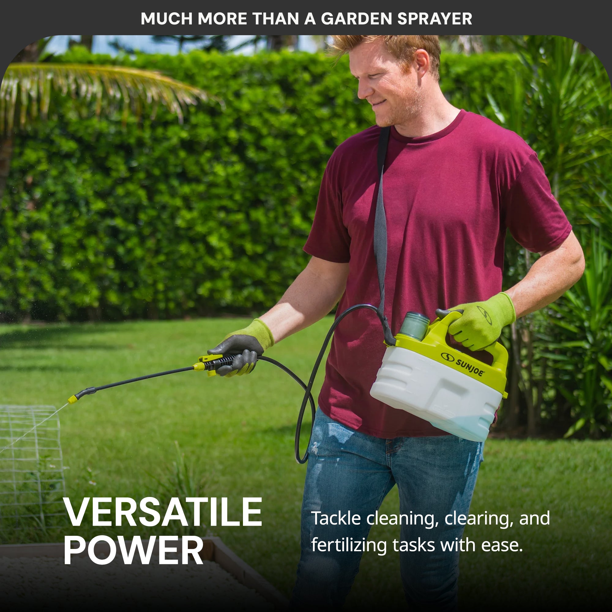Sun Joe 4V Cordless Chemical Sprayer with 3W Motor and Battery, 1 Gal, SJ-APS-1G