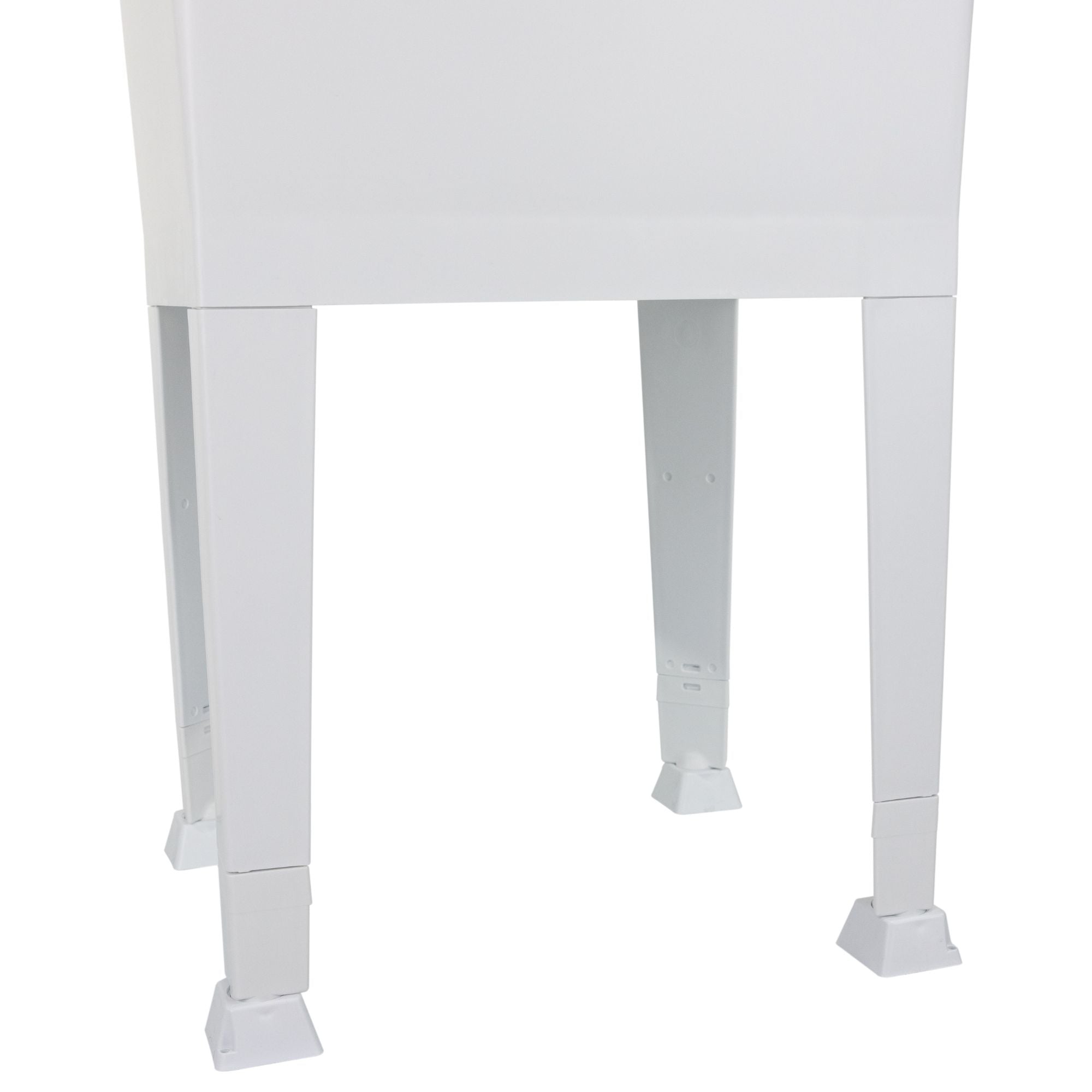 Utility Sink Heavy Duty Freestanding Utility Tub Sink, 24x24", White (Open Box)