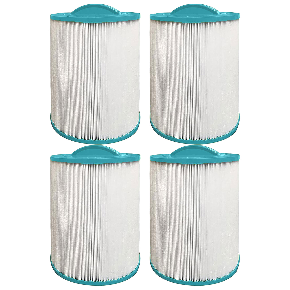 Hurricane 4 Pack HF6H502-01 Advanced Pool and Spa Filter Cartridge Replacement
