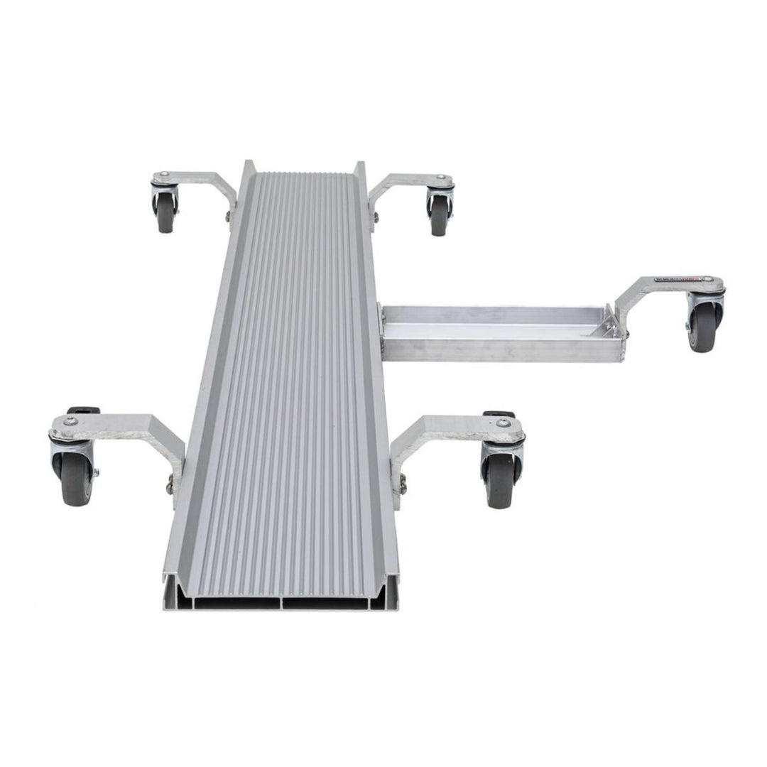 Black Widow Motorcycle Dolly, Fully Adjustable Kickstand Plate Locking Casters