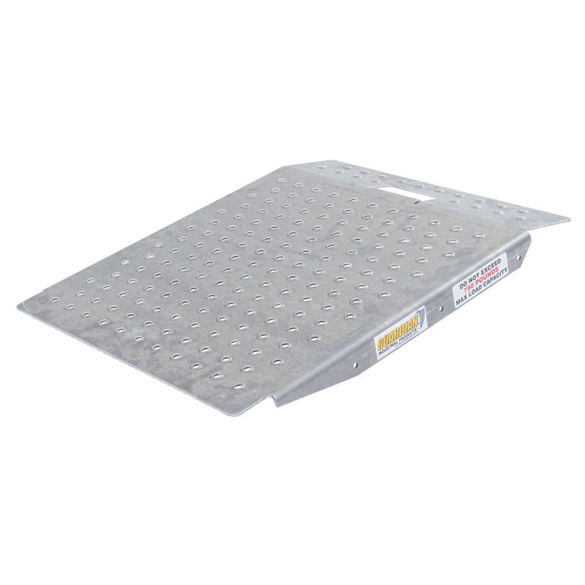 Guardian Heavy Duty Aluminum Shed Ramp, Portable Loading for Mowers, ATV, Silver