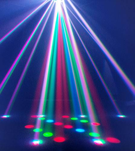 4 CHAUVET CUBIX 2.0 LED DJ DMX RGB Centerpiece Multi-Color Karaoke Effect Lights