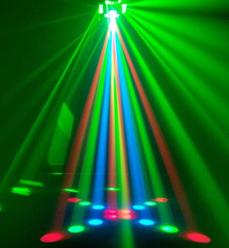 4 CHAUVET CUBIX 2.0 LED DJ DMX RGB Centerpiece Multi-Color Karaoke Effect Lights