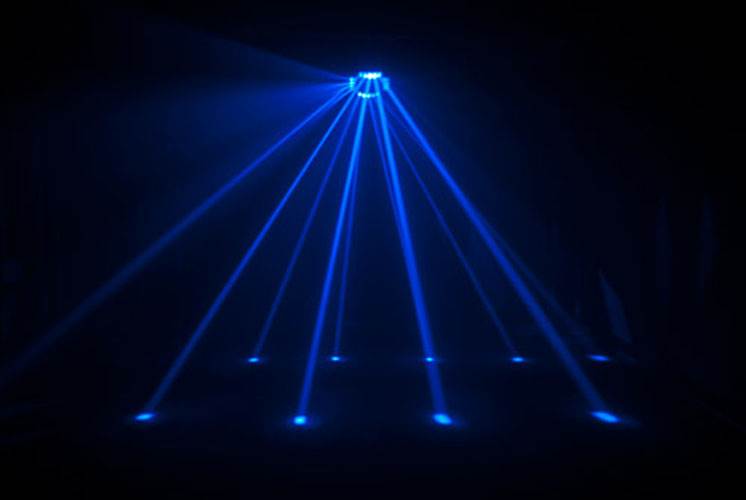 4 CHAUVET CUBIX 2.0 LED DJ DMX RGB Centerpiece Multi-Color Karaoke Effect Lights