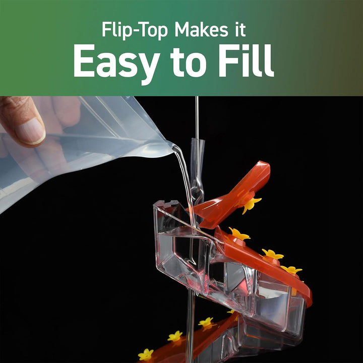 Cascade Wild Bird Feeders Outdoor Hummingbird Feeder, 16 Port Helical Design - VMInnovations