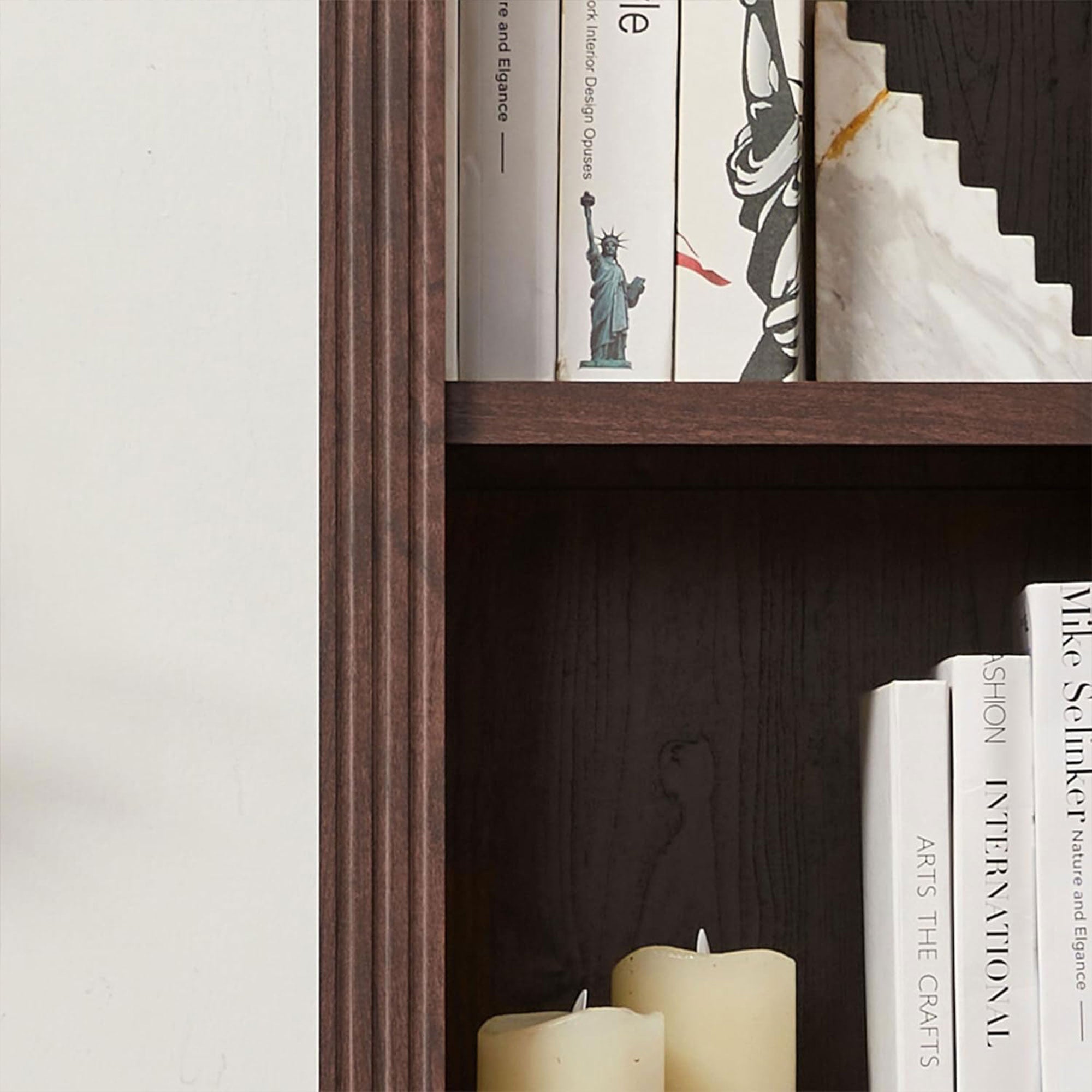 VAUXHILL & CO. Halston Narrow Bookcase, Adjustable Open Shelving Unit(For Parts) - VMInnovations