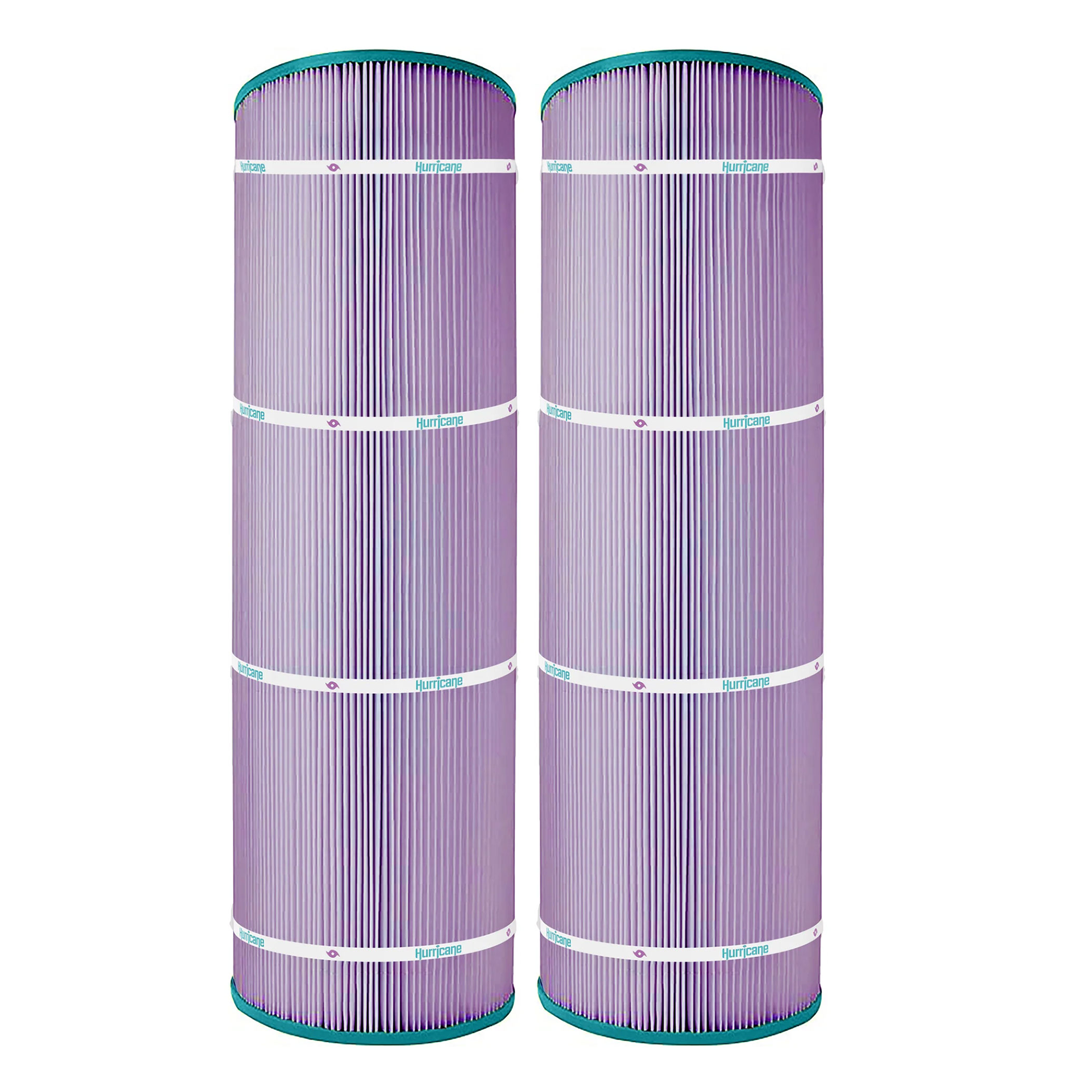 Hurricane 2 Pack Platinum Purple Pool Filter Cartridge Replacement (Open Box)