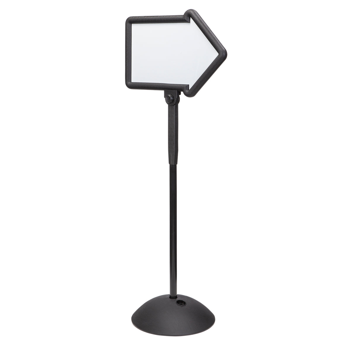 Safco Products Write Way Directional Sign Dual Sided Dry Erase Board, Black
