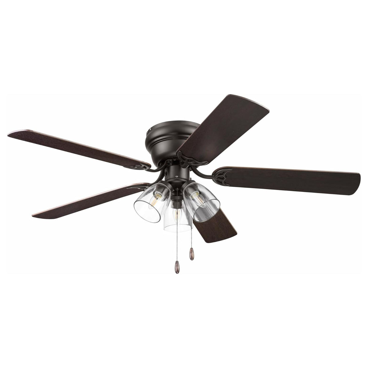 Portage Bay Renton Ceiling Fan with Reversible Motor, 52 Inch, Bronze (Open Box)