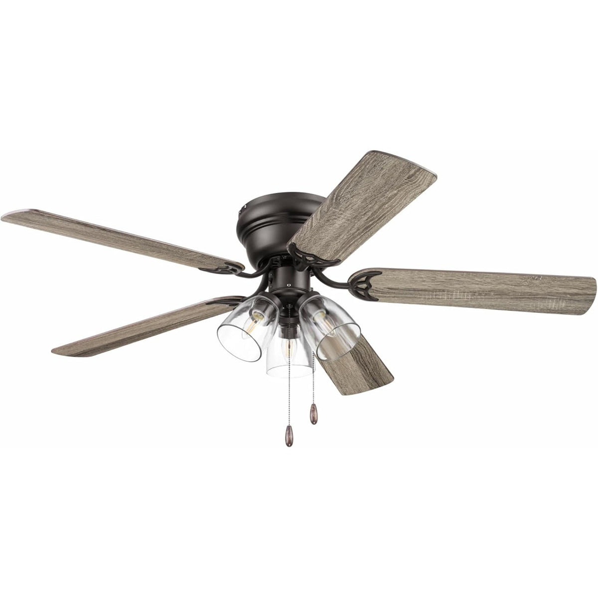 Portage Bay Renton Ceiling Fan with Reversible Motor, 52 Inch, Bronze (Open Box) - VMInnovations