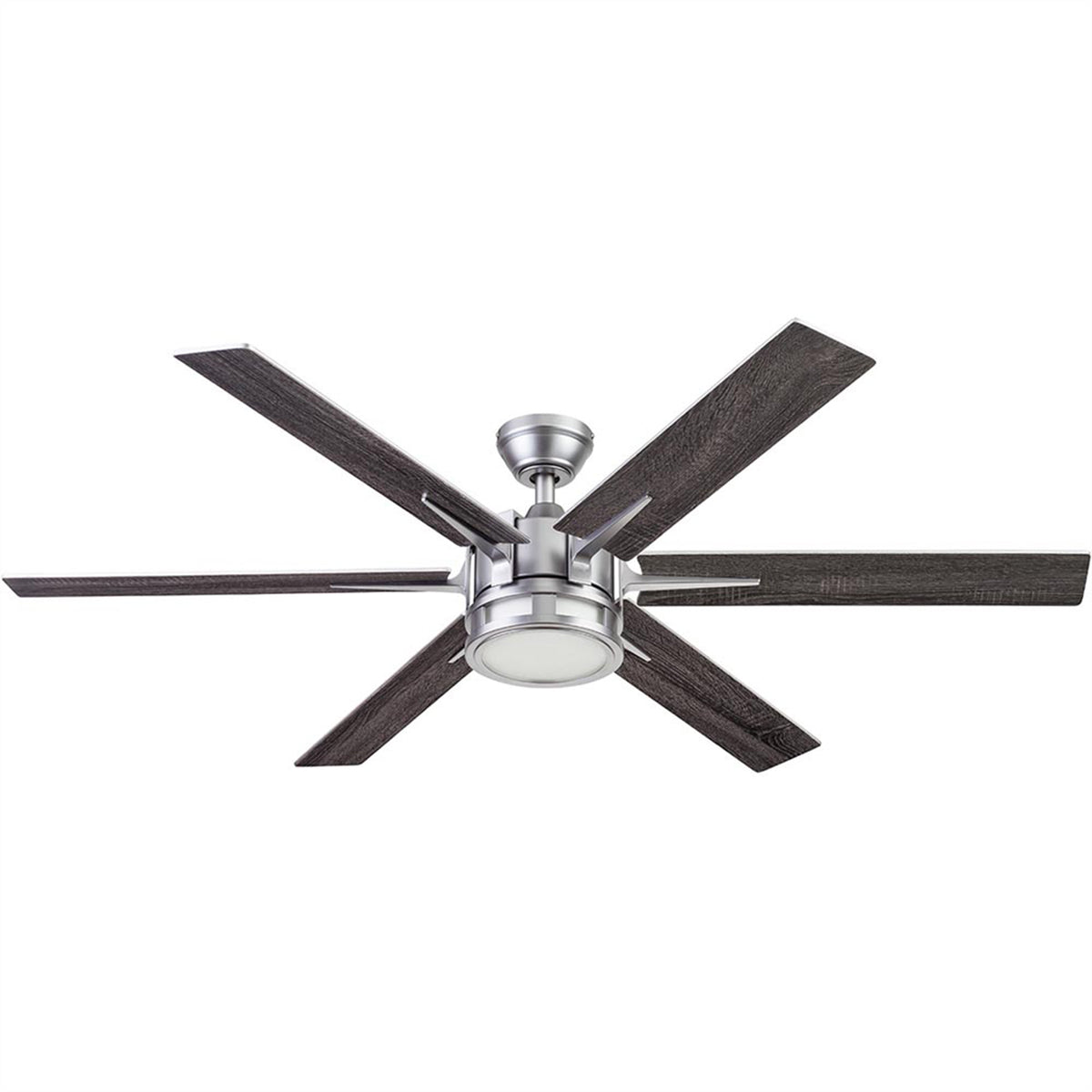 Honeywell Kaliza Ceiling Fan, Quiet Motor and Remote Control, 56", Matte Nickel - VMInnovations