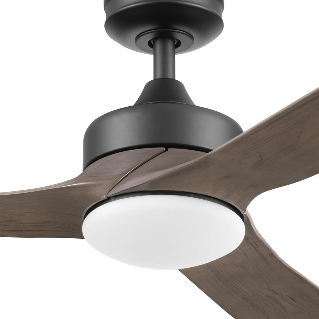 Honeywell Lynton 52" Ceiling Fan w/ Remote, & Reversible Blades, Matte Black - VMInnovations