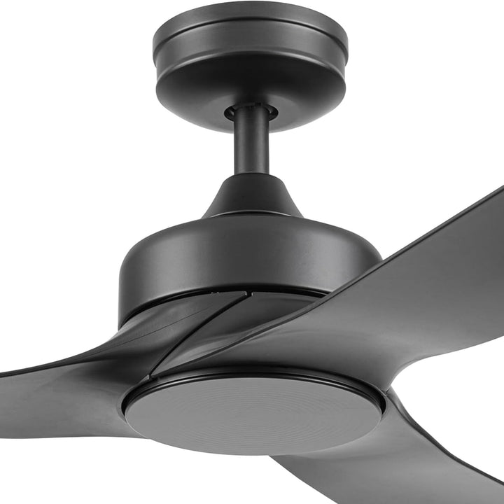 Honeywell Lynton 52" Ceiling Fan w/ Remote, & Reversible Blades, Matte Black - VMInnovations