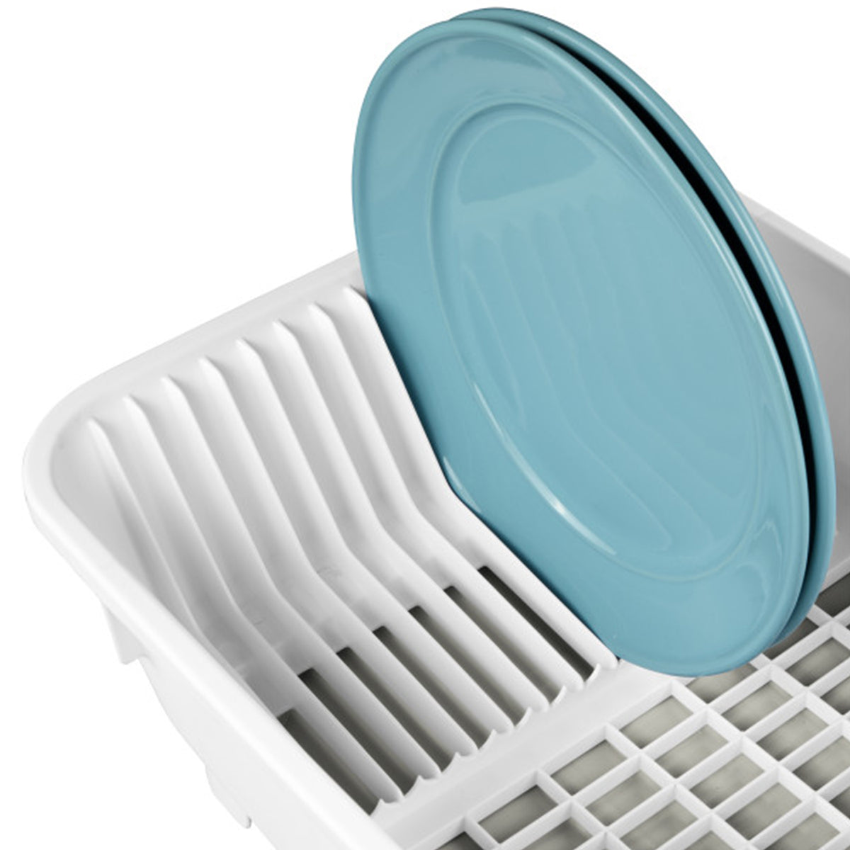 Sterilite Sink Set, Kitchen Inclined Drain Board for Flatware & Cutlery, 6 Pack