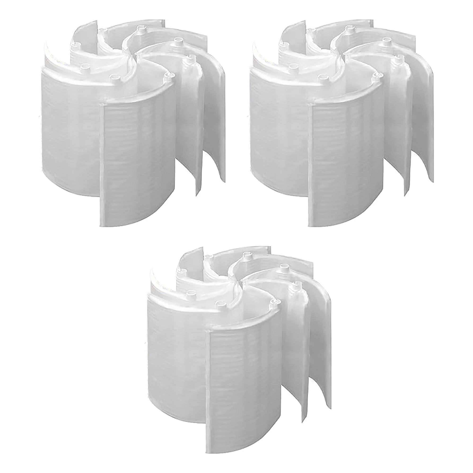 Hurricane 3 Pack HF-DE24-SET 24 sq ft DE Grid Filter Replacement w/ 7 Full Grids - VMInnovations