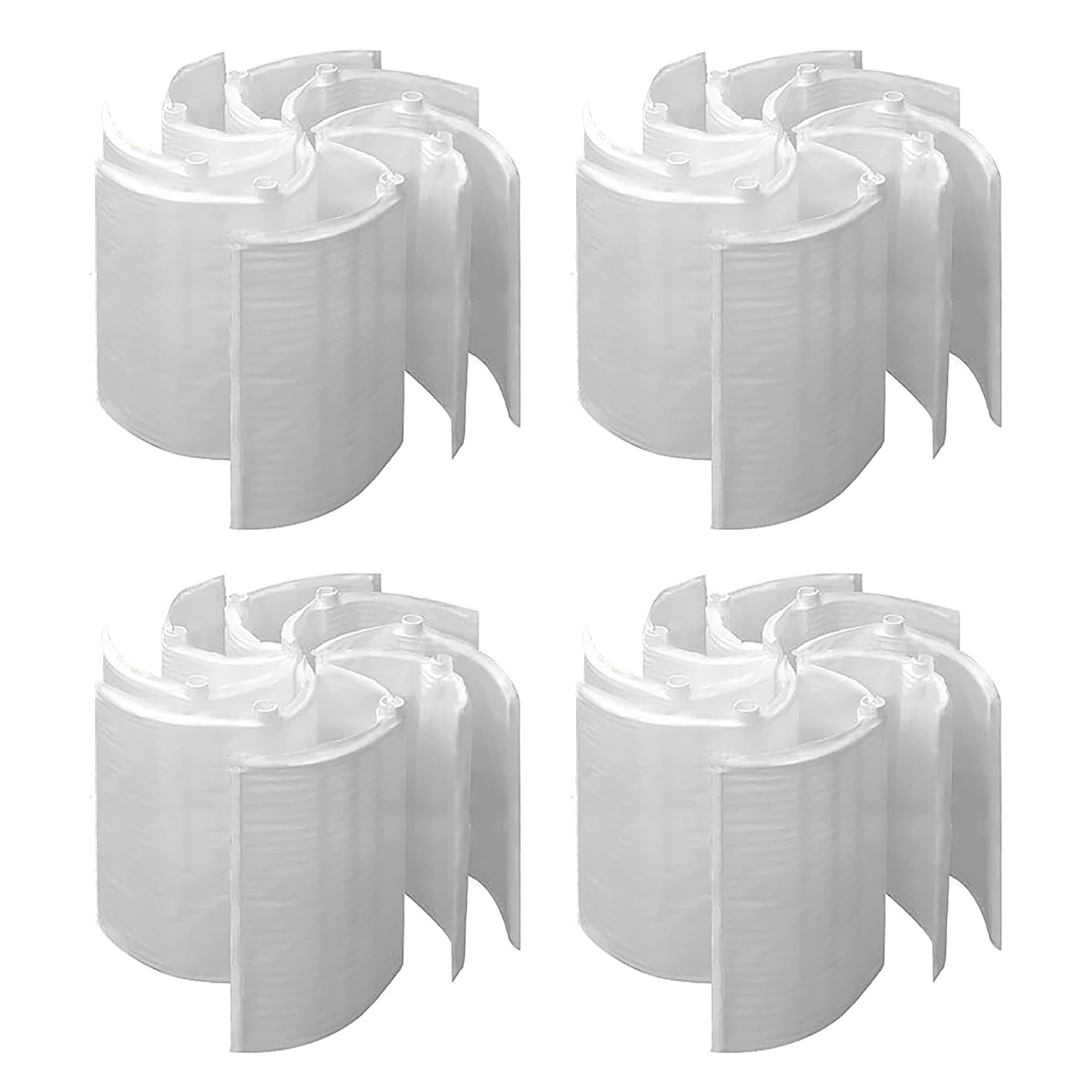 Hurricane 4 Pack HF-DE24-SET 24 sq ft DE Grid Filter Replacement w/ 7 Full Grids - VMInnovations
