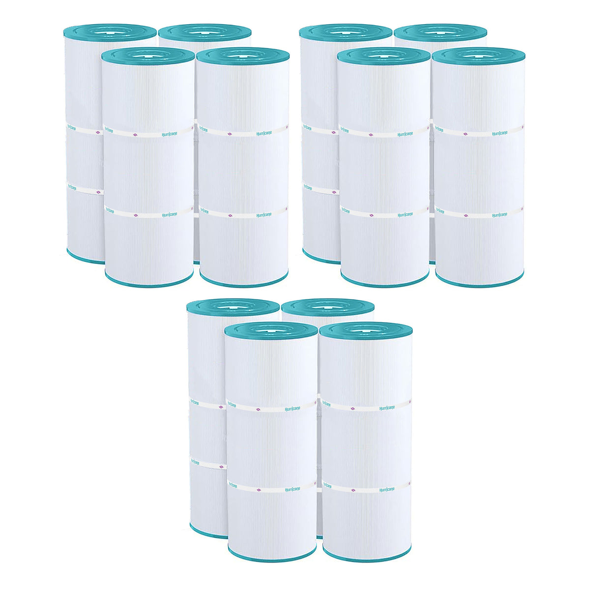 Hurricane 12 Pack HF56SV-04 Advanced Pool and Spa Filter Cartridge Replacement - VMInnovations