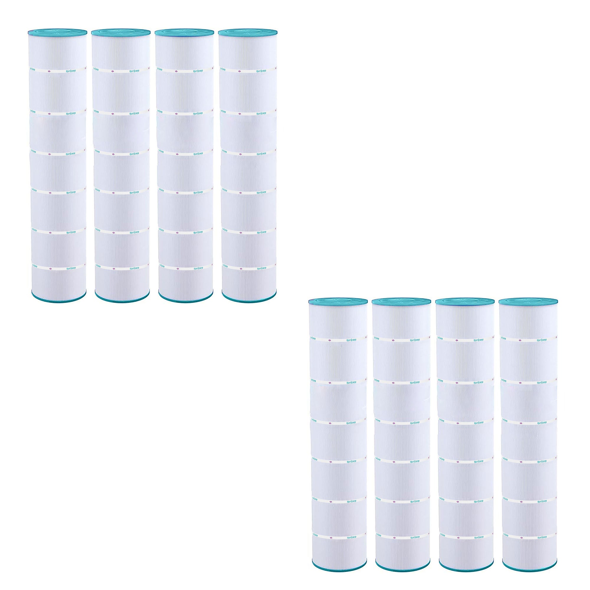 Hurricane 8 Pack HF7494-04 Advanced Pool and Spa Filter Cartridge Replacement - VMInnovations