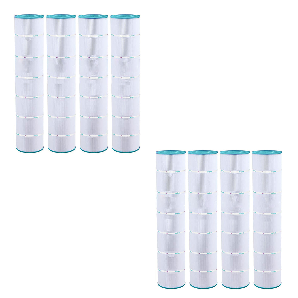 Hurricane 8 Pack HF7494-04 Advanced Pool and Spa Filter Cartridge Replacement
