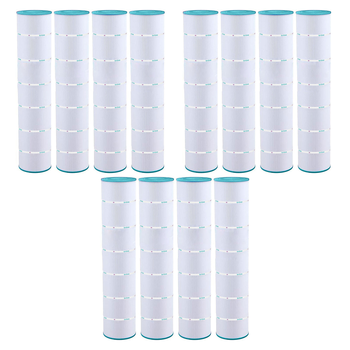 Hurricane 12 Pack HF7494-04 Advanced Pool and Spa Filter Cartridge Replacement