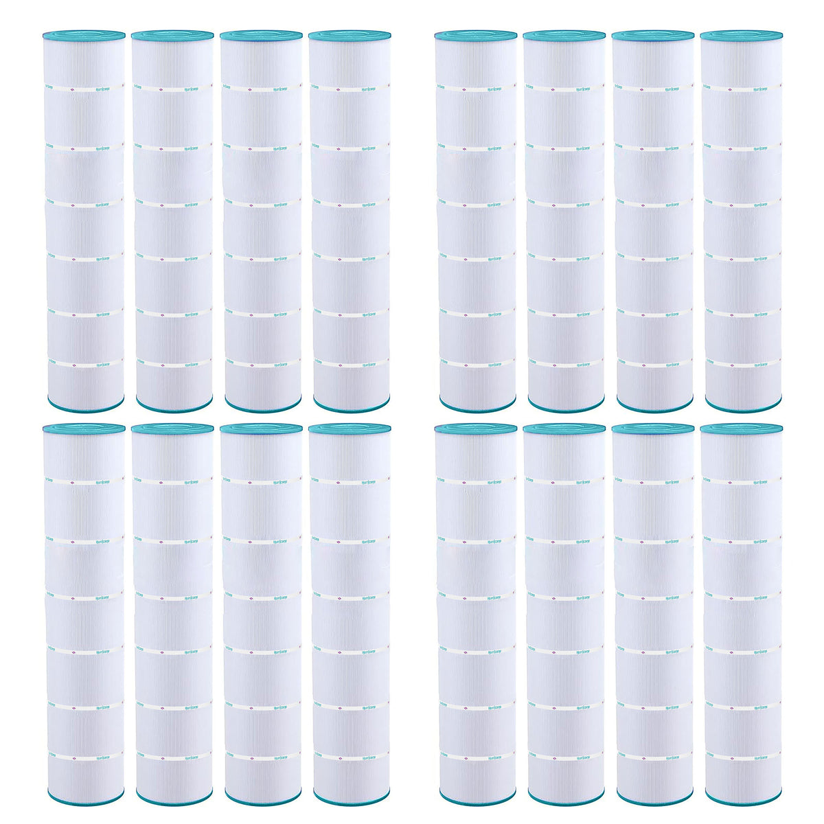 Hurricane 16 Pack HF7494-04 Advanced Pool and Spa Filter Cartridge Replacement - VMInnovations