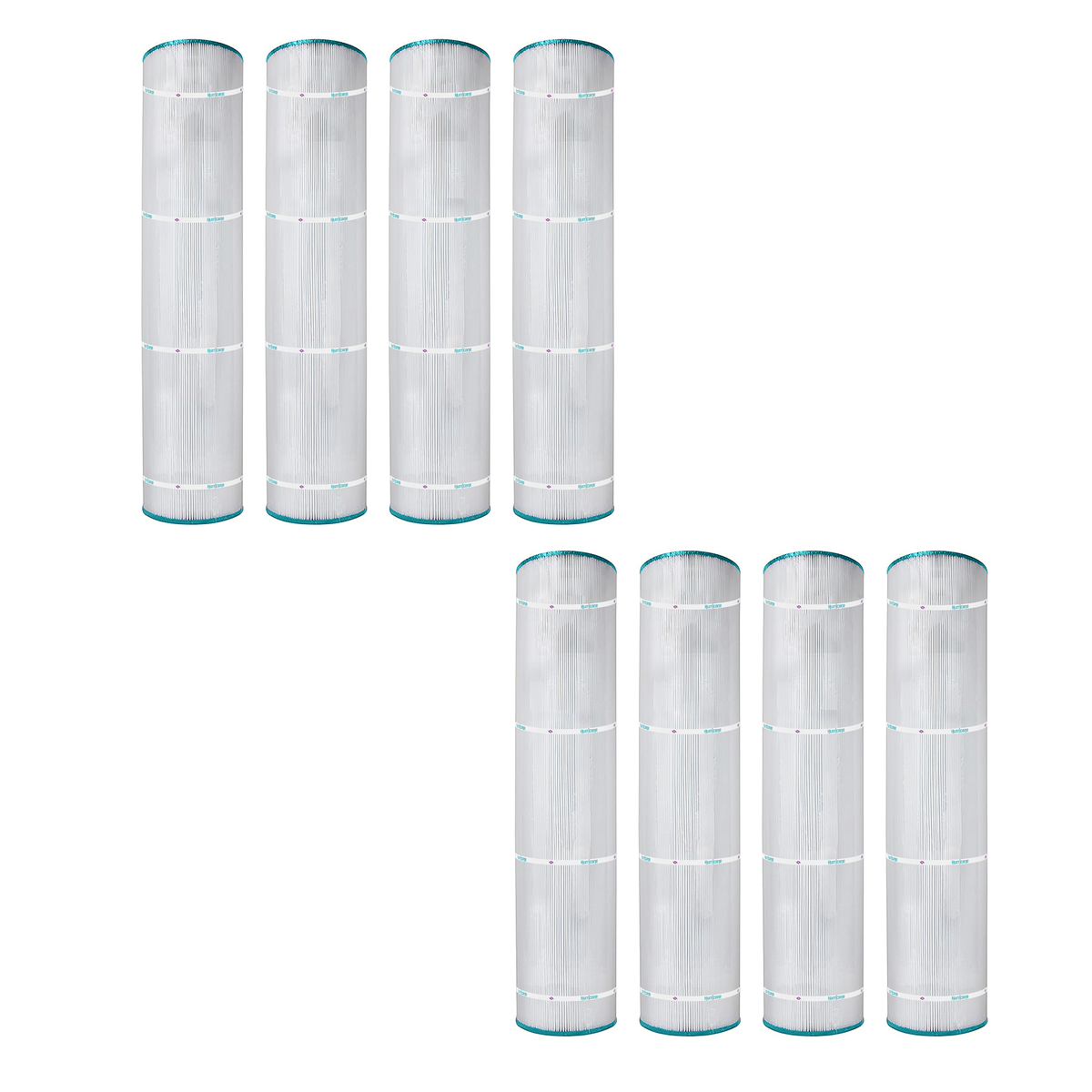Hurricane 8 Pack HF7495-04 Advanced Pool and Spa Filter Cartridge Replacement