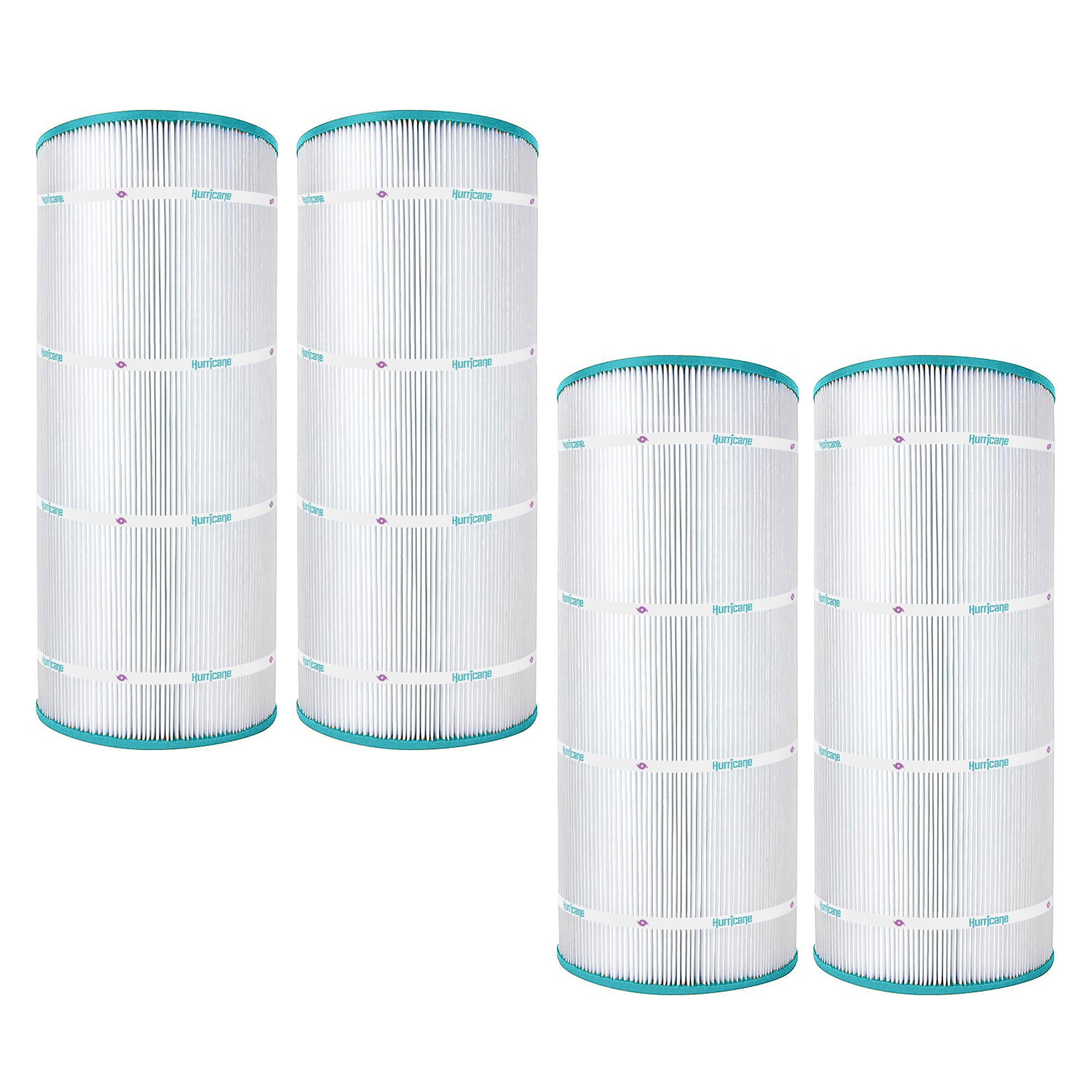 Hurricane 4 Pack HF9410-01 Advanced Pool and Spa Filter Cartridge Replacement - VMInnovations