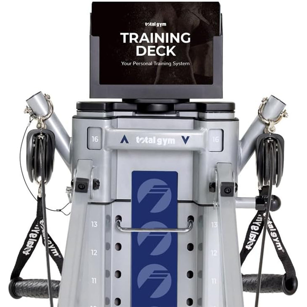 Total Gym Evolve Home Fitness Full Body Workout Exercise Equipment Machine, Blue - VMInnovations