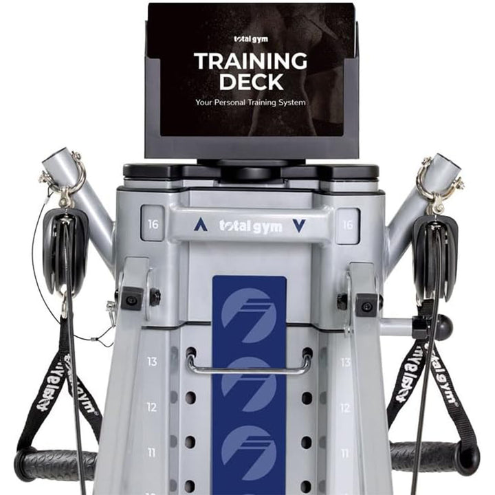 Total Gym Evolve Home Fitness Full Body Workout Exercise Equipment Machine, Blue - VMInnovations