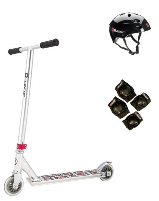 Razor Pro XX Deluxe Model Push/Kick Scooter with Helmet, Elbow & Knee Pads