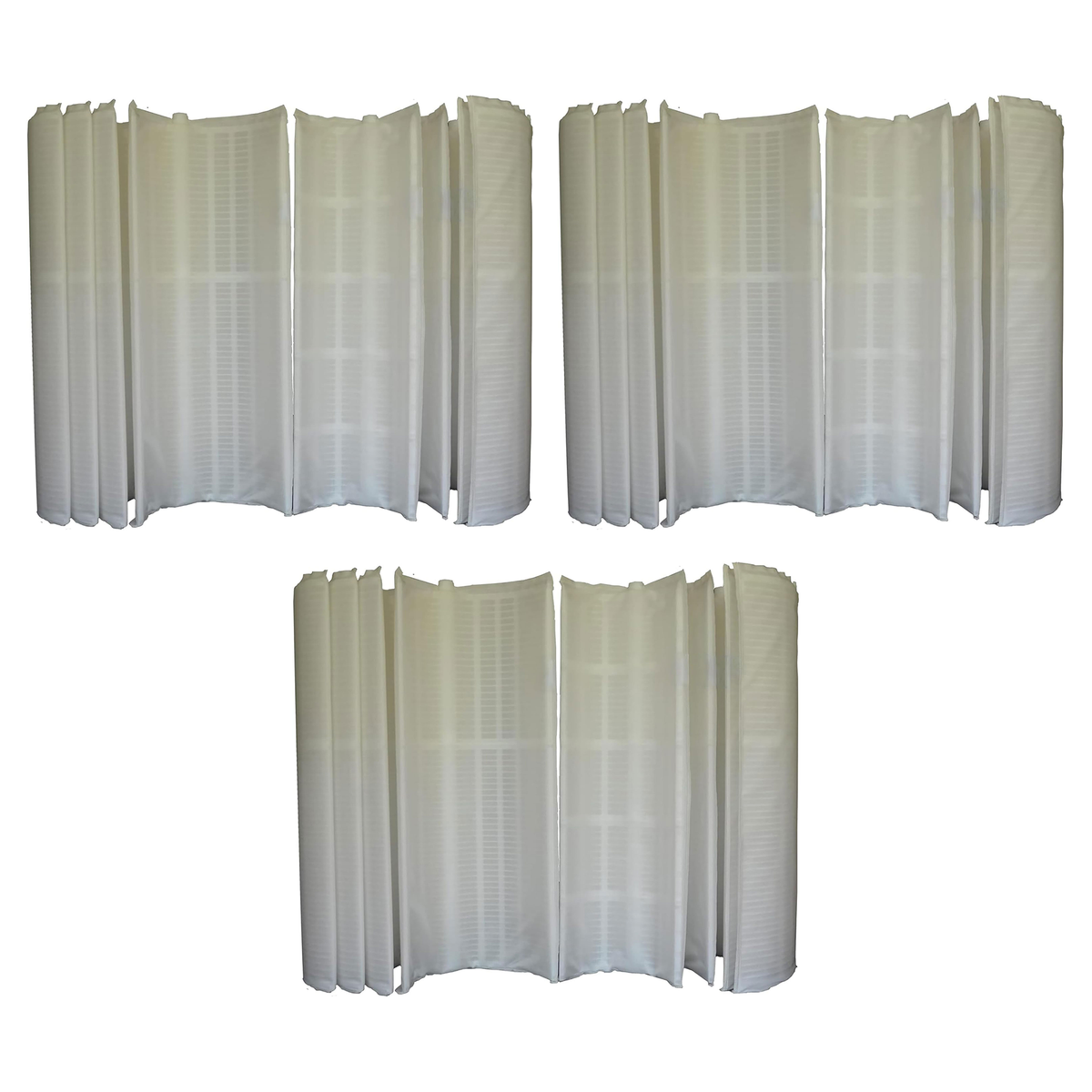 Hurricane 3 Pack HF-DE60-SET 60 Square Feet DE Grid Pool Filter Replacement