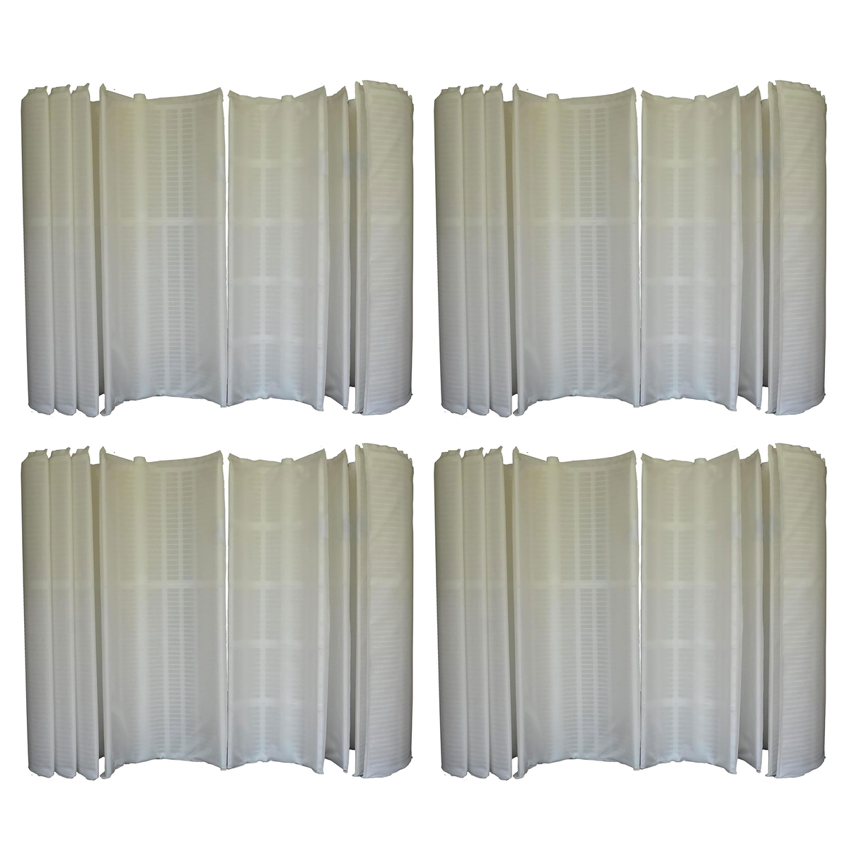 Hurricane 4 Pack HF-DE60-SET 60 Square Feet DE Grid Pool Filter Replacement