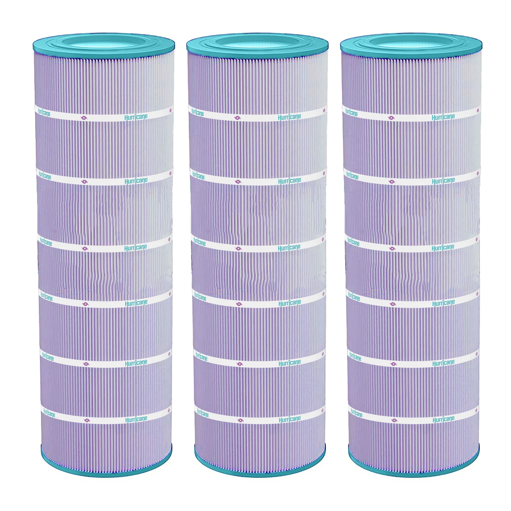 Hurricane 3 Pack HF9419-01P Platinum Purple Spa Filter Cartridge Replacement - VMInnovations