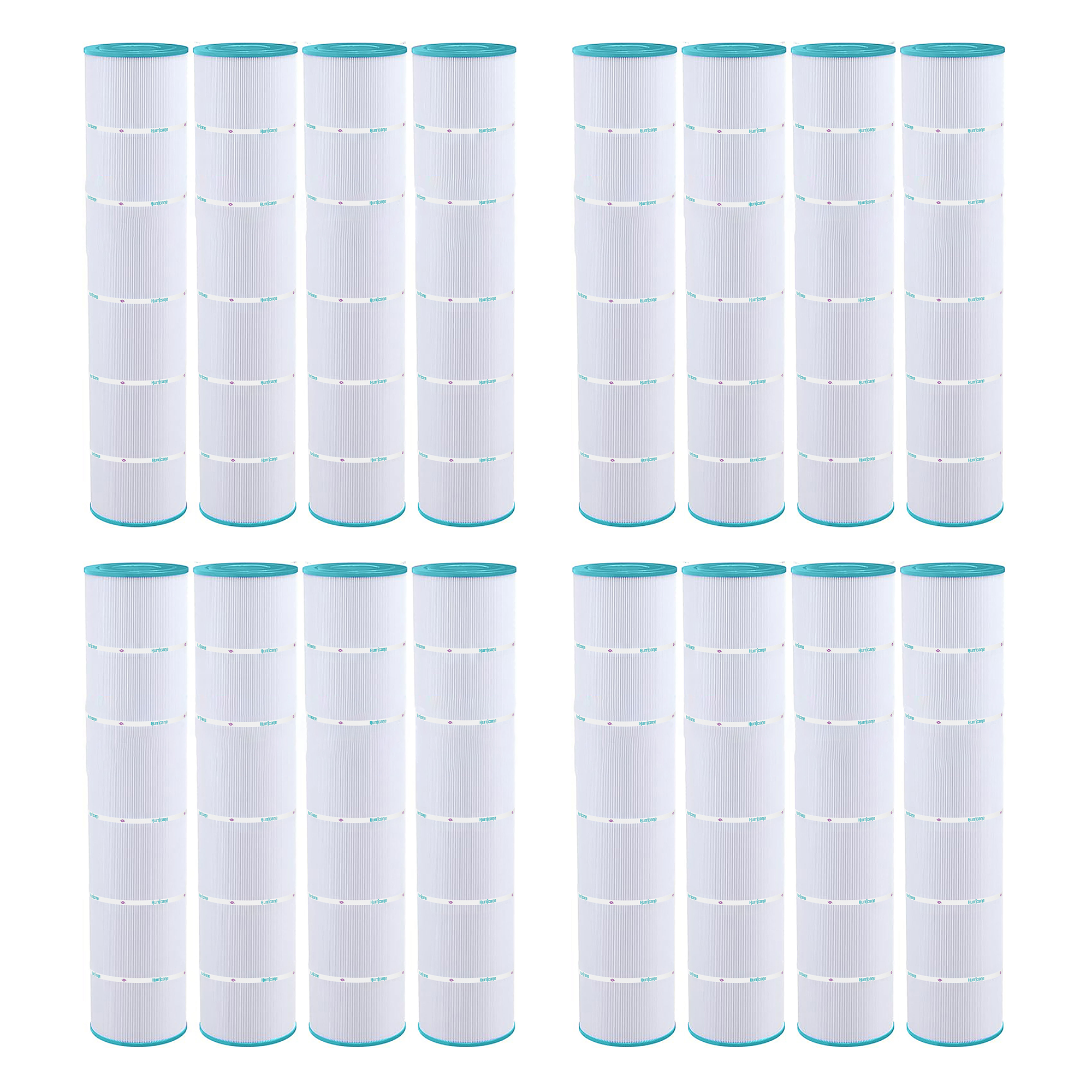 Hurricane 16 Pack HF7482-04 Advanced Pool and Spa Filter Cartridge Replacement - VMInnovations