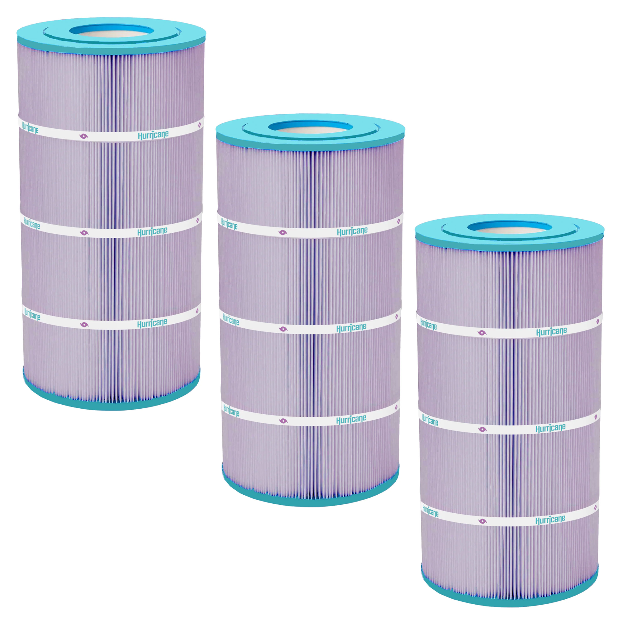 Hurricane Filters 3 Pack HF8409 Platinum Purple Spa Filter Cartridge Replacement - VMInnovations