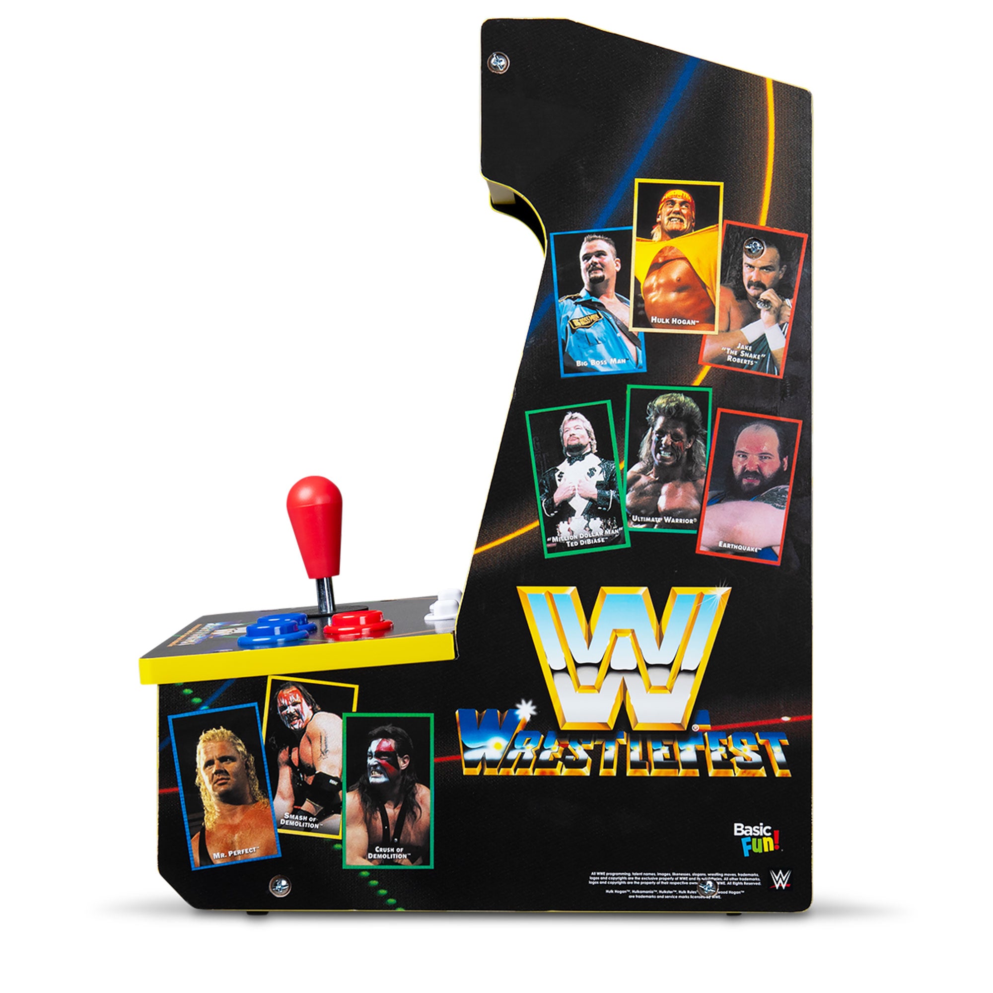 Arcade Classics WWE Counter Series w/8" Crystal Screen & 4 Games (Open Box)