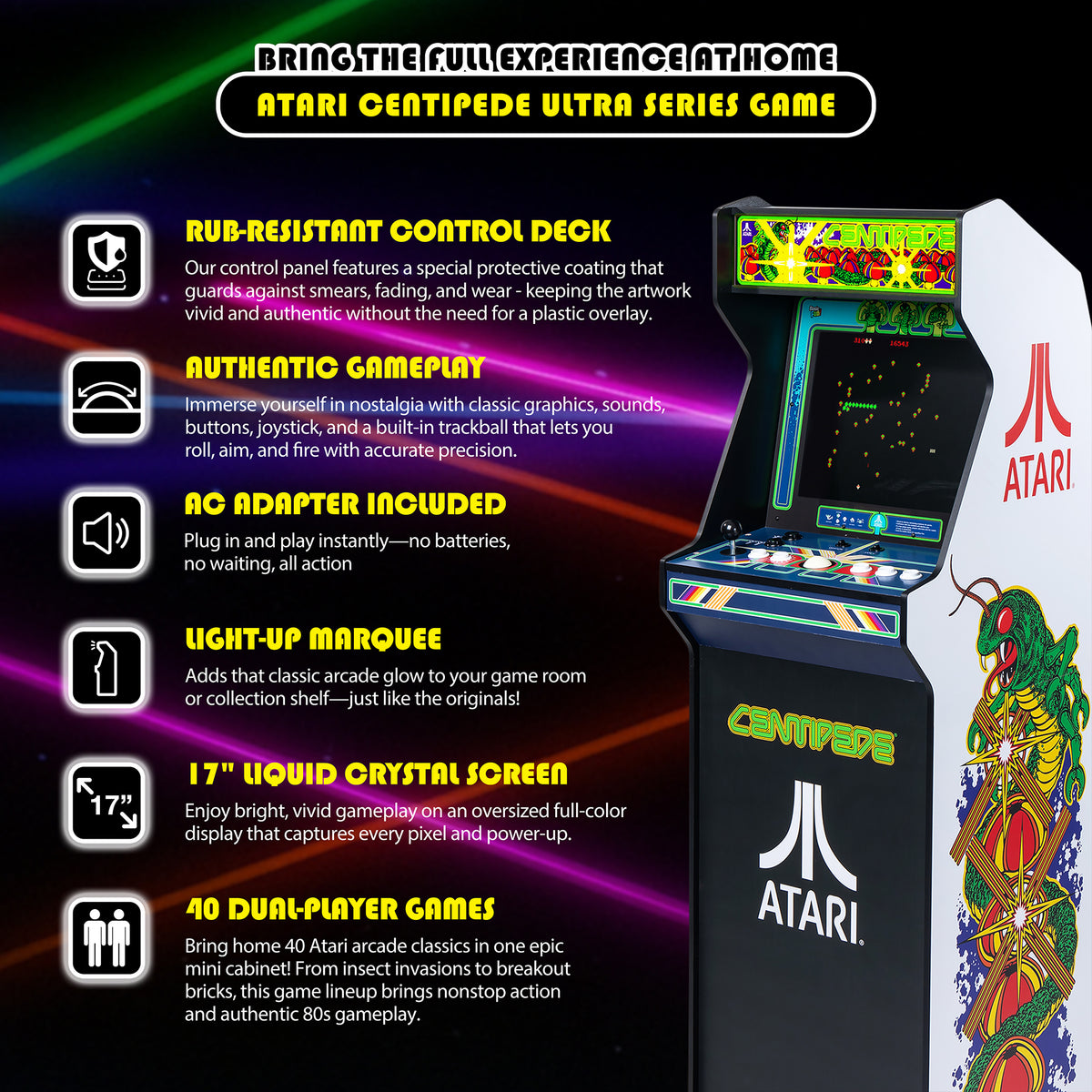 Atari Centipede Ultra Arcade - VMInnovations