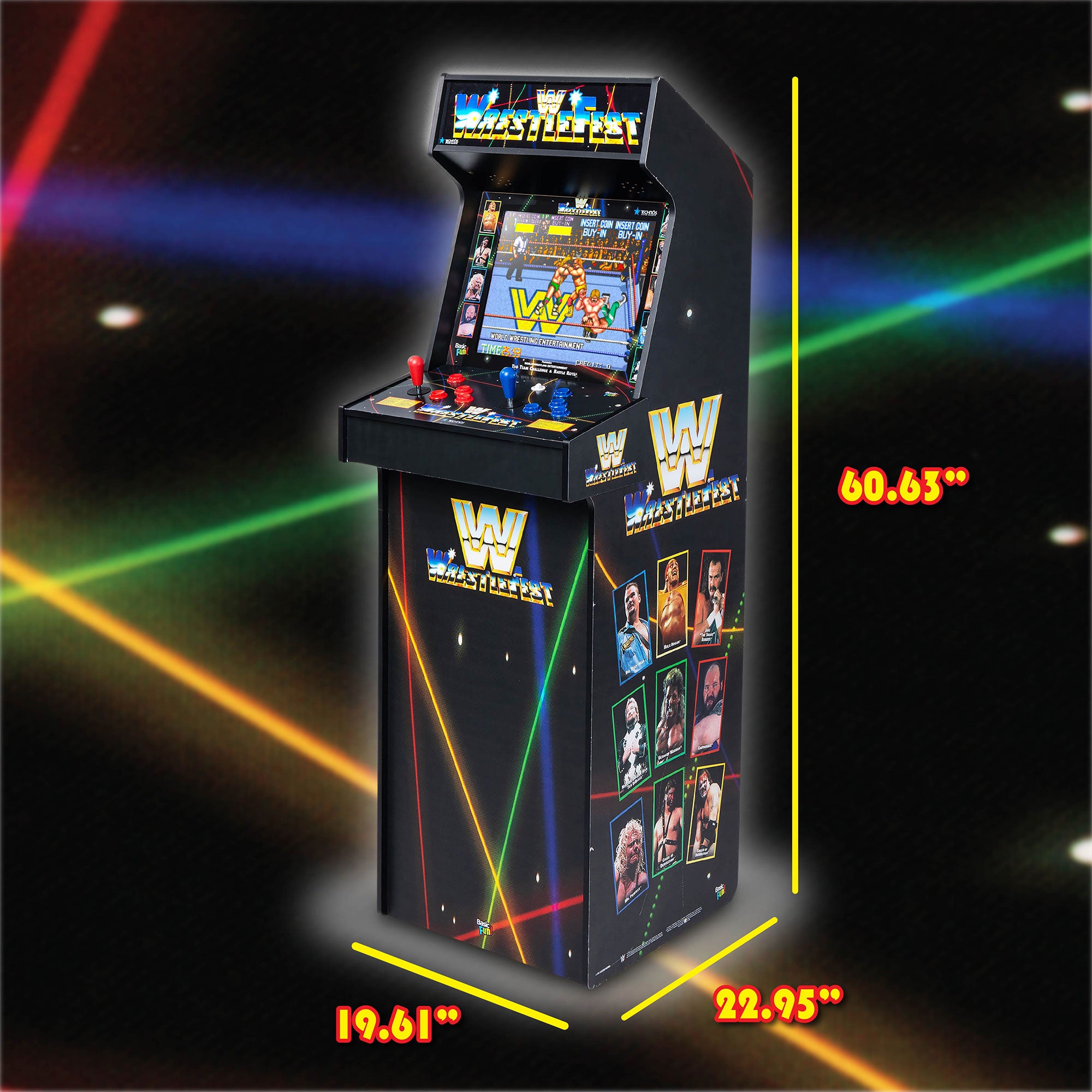 Arcade Classics WWE Ultra Arcade, Home Electronic Game w/17" Screen (For Parts)