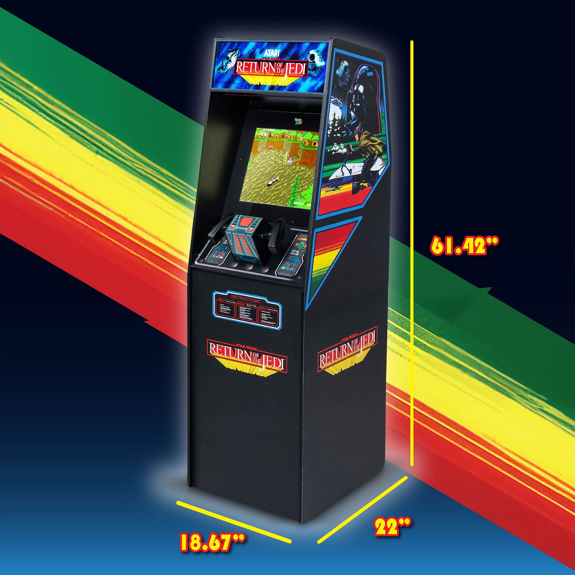 Arcade Classics Atari Star Wars Ultra Series Free Standing Game (Open Box) - VMInnovations