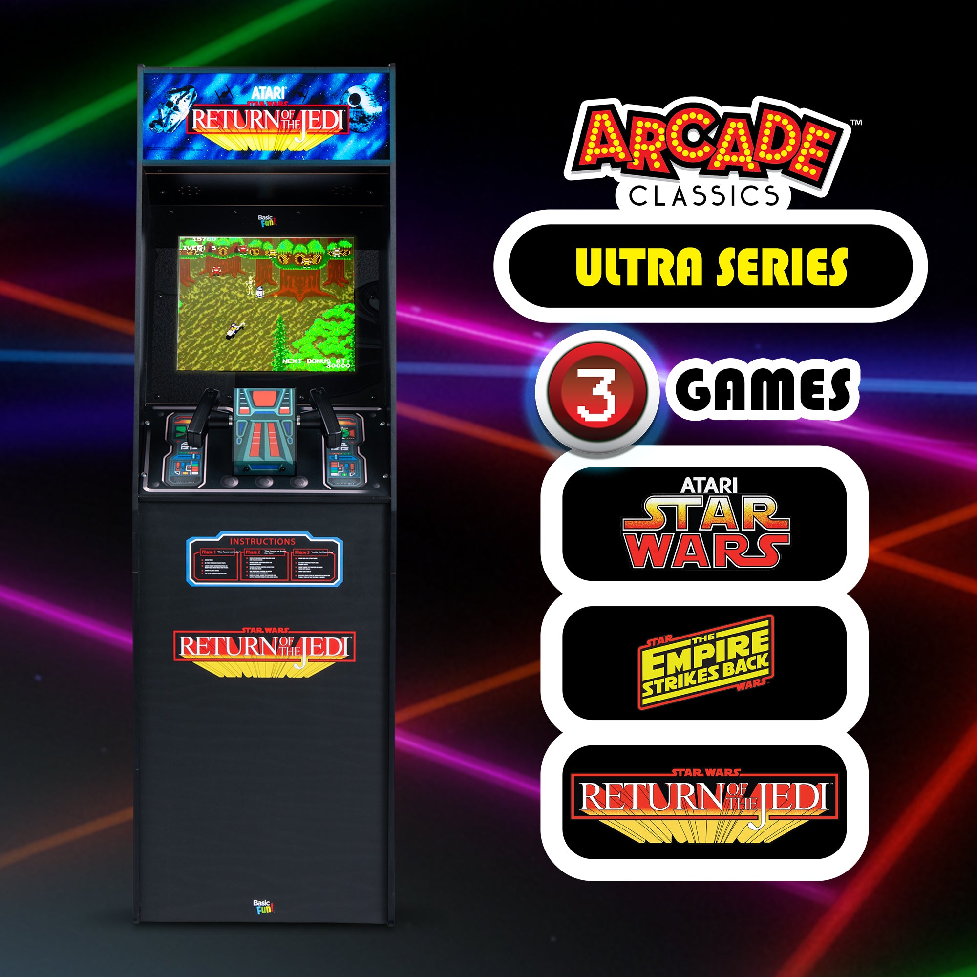 Arcade Classics Atari Star Wars Ultra Series Electronic Game with 17" Screen