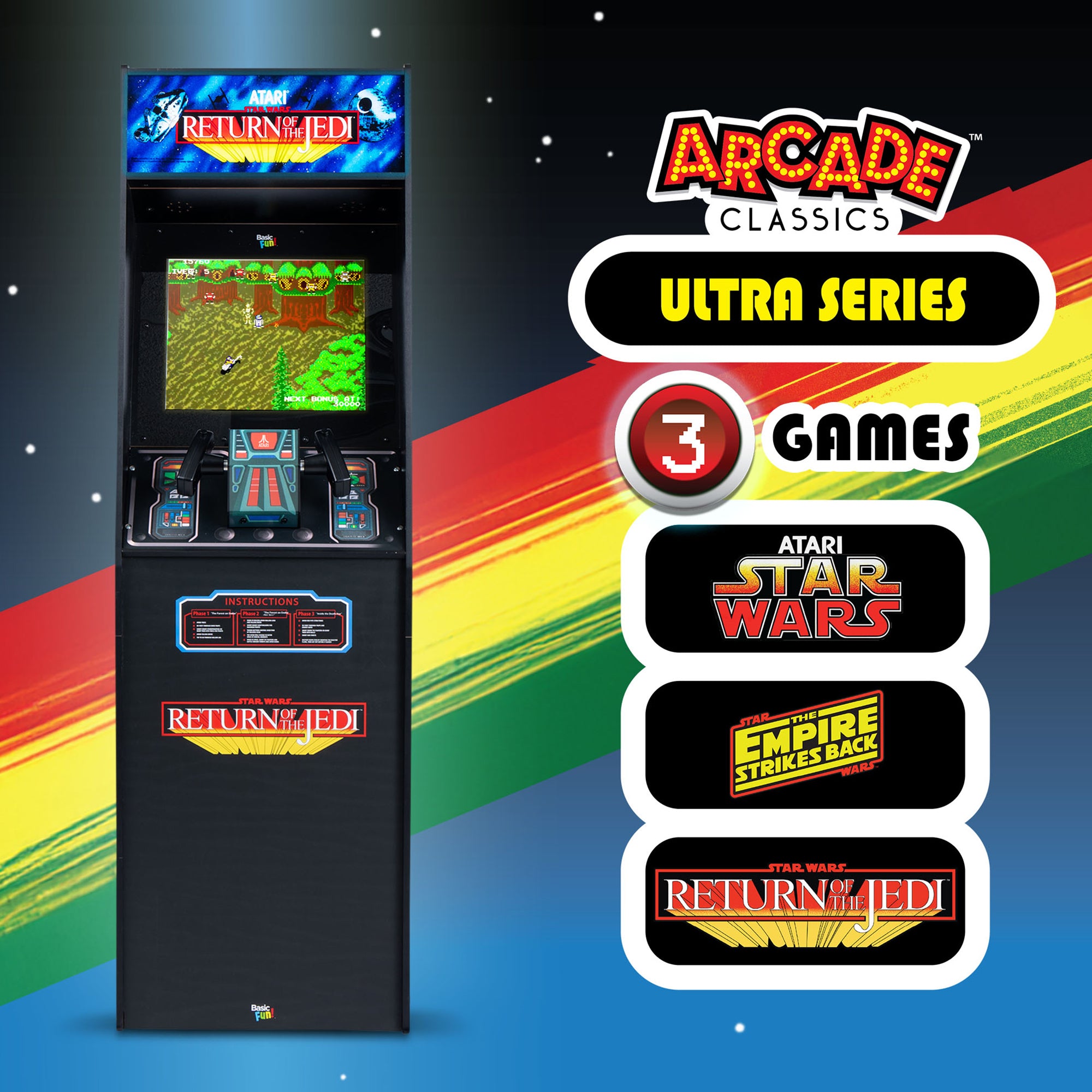 Arcade Classics Atari Star Wars Ultra Series Electronic Game with 17" Screen