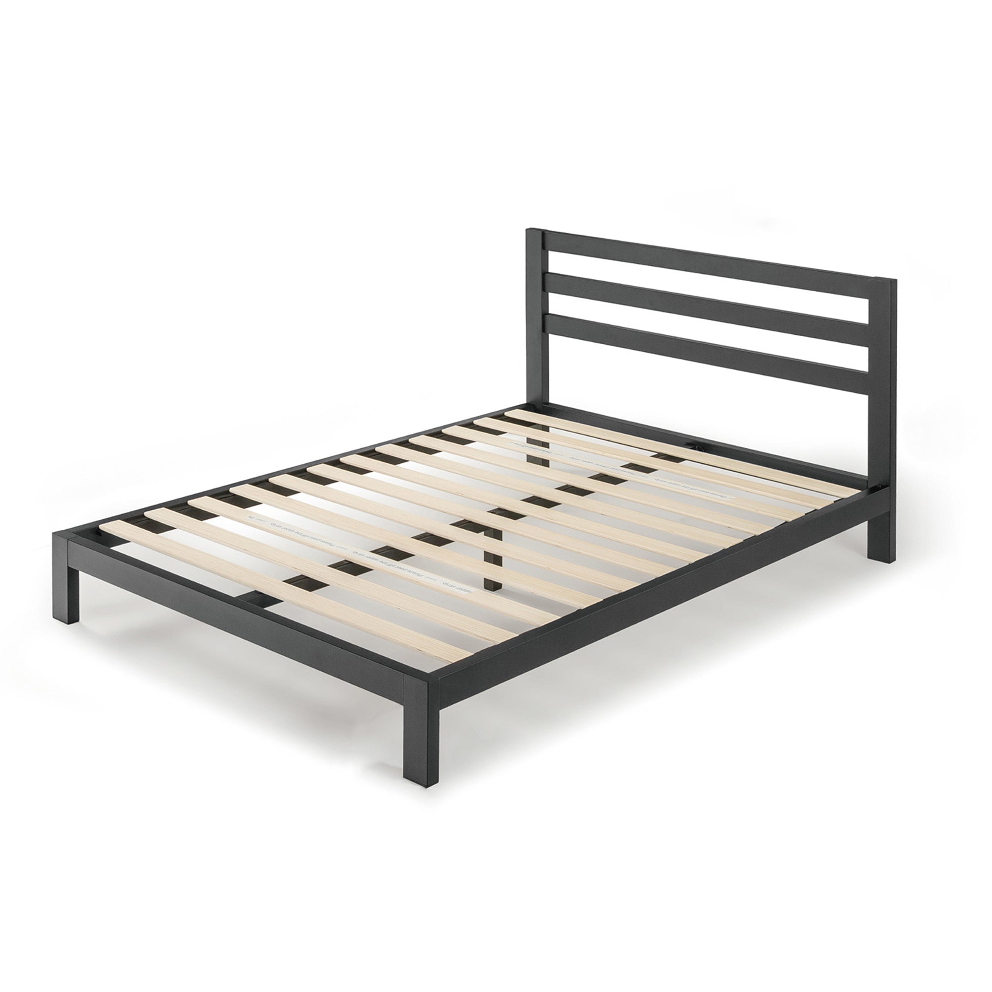 Mellow Modernista Classic Heavy Duty Platform Bed Frame w/ Headboard, 10", King - VMInnovations