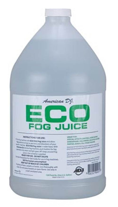 (2) AMERICAN DJ ECO-FOG/G Gallons of Fog/Smoke/Haze Machine Refill Liquid Juice